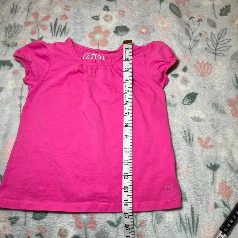The Childrens Place Pink Babydoll Top 4T Retro Y2K 2000s Kidcore Coquette Ballet